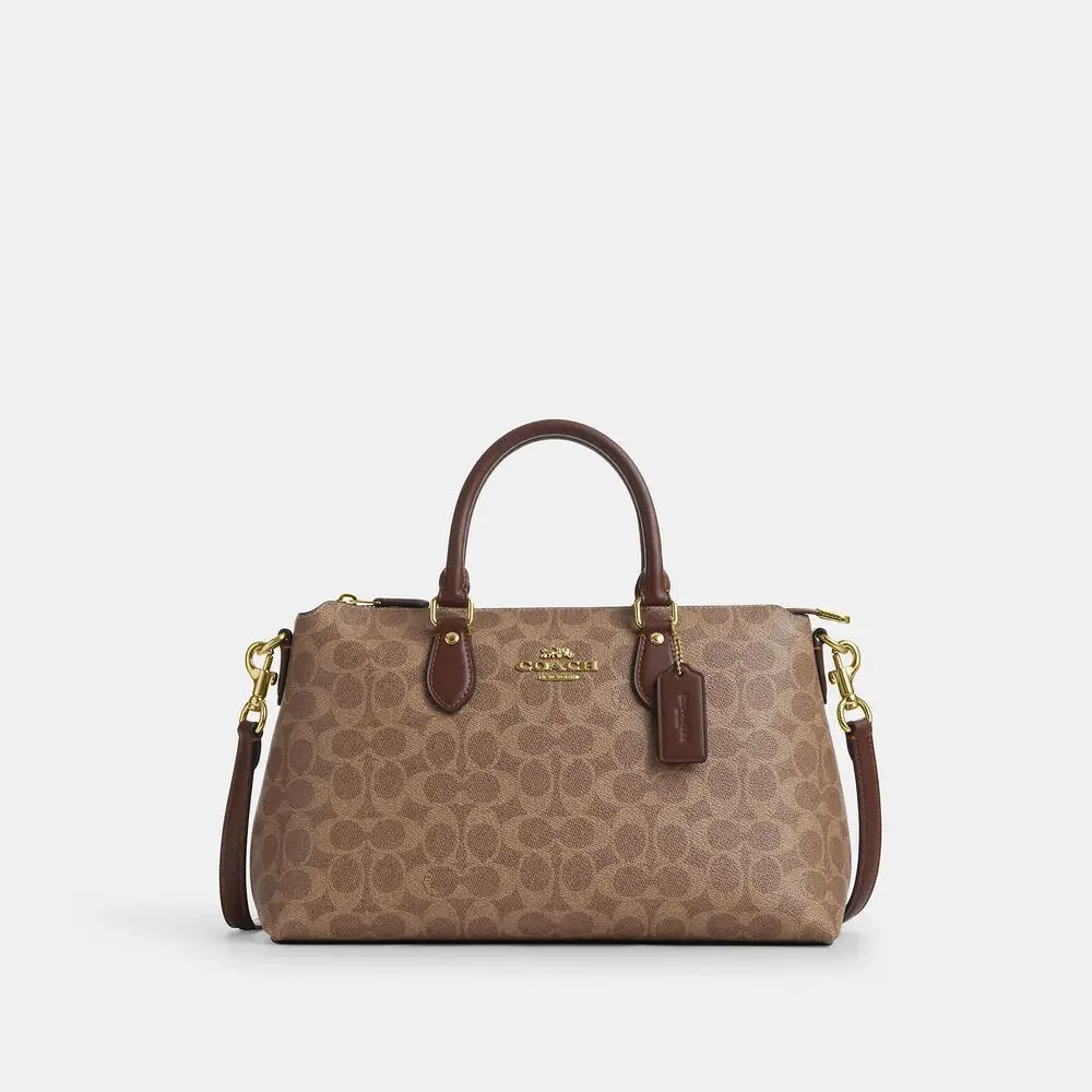 Coach signature coated